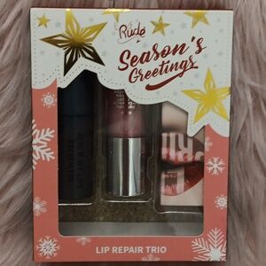 Brand New RUDE HOLIDAY INSPIRED 💋Lip Repair Trio -3CT